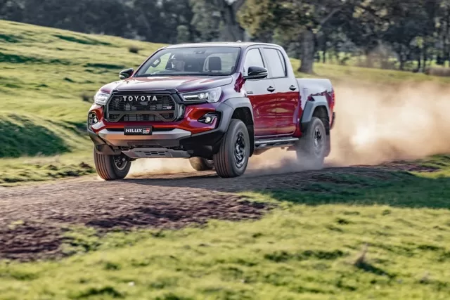 Exterior design and wheels of the 2024 Toyota Hilux GR SPORT