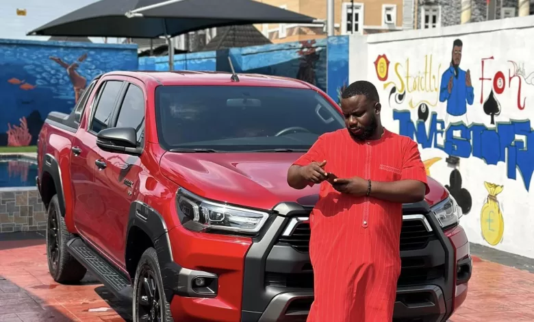 Sabinus adds a Toyota Hilux Adventure to his car collection
