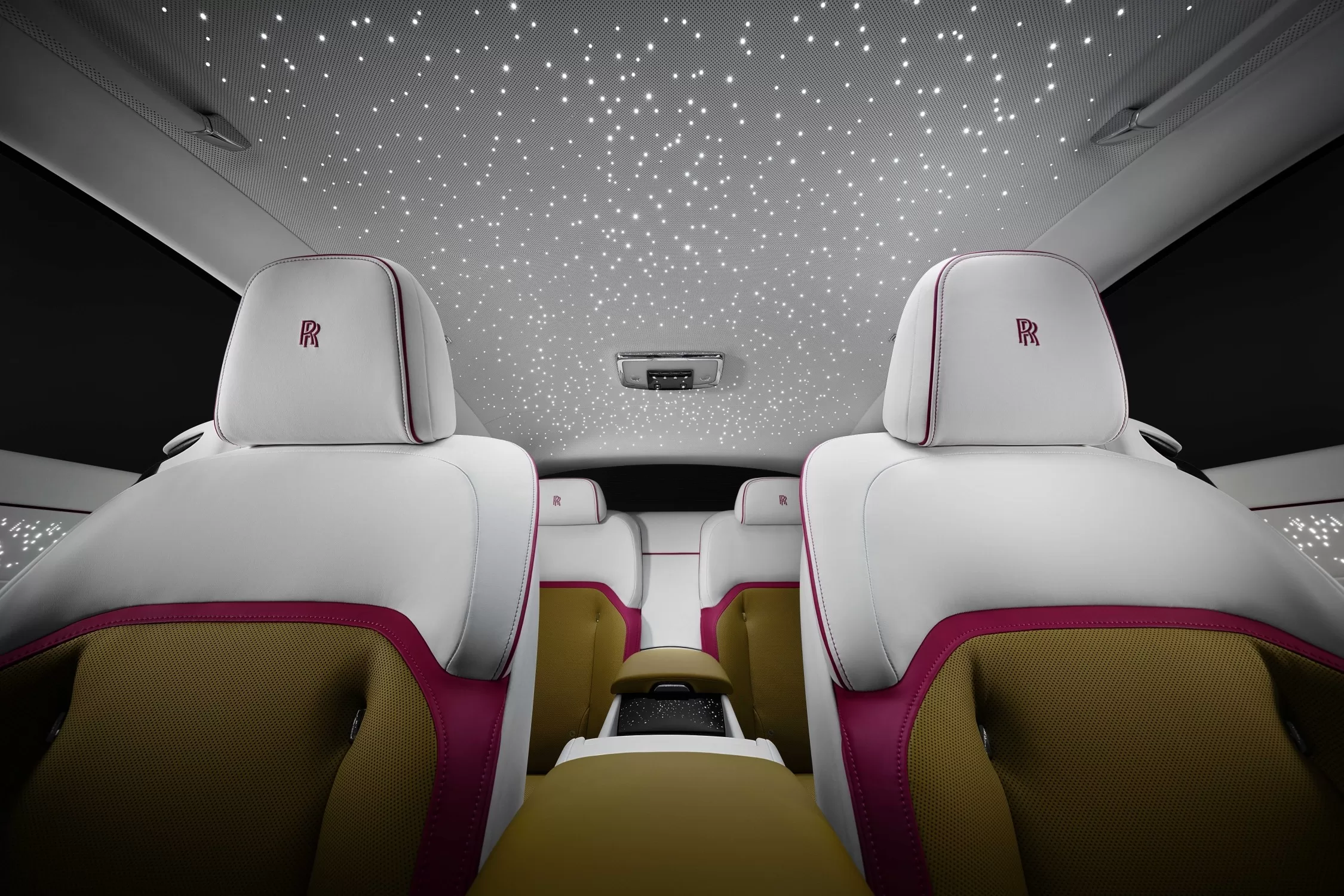 The interior design of Mompha's 2024 Rolls Royce Spectre EV