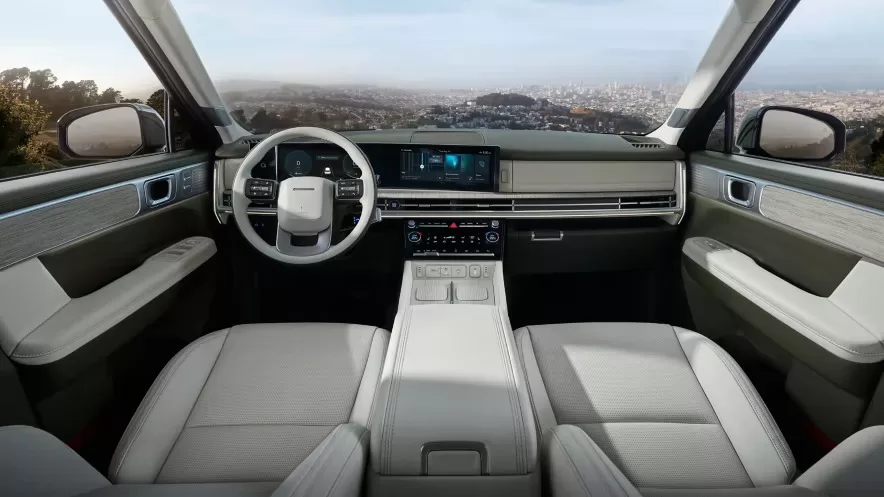 The interior of the 2024 Hyundai Santa Fe