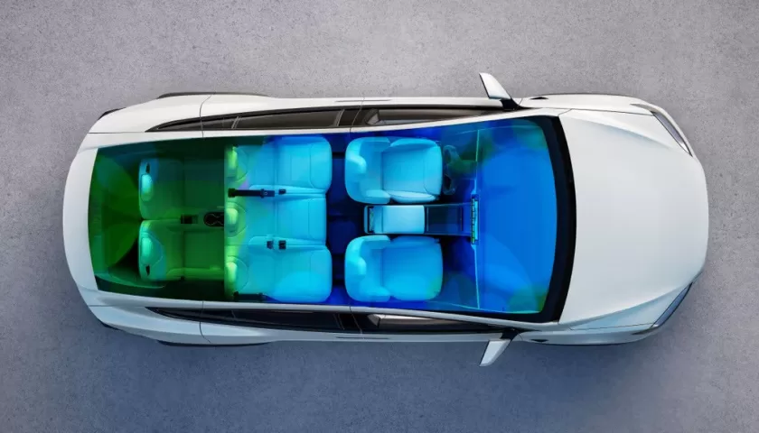 The interior design and infotainment on the 2024 Tesla Model X