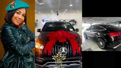 Mercy Chinwo gets a Mercedes-Benz GLE Coupe worth over 120m from hubby as a push gift