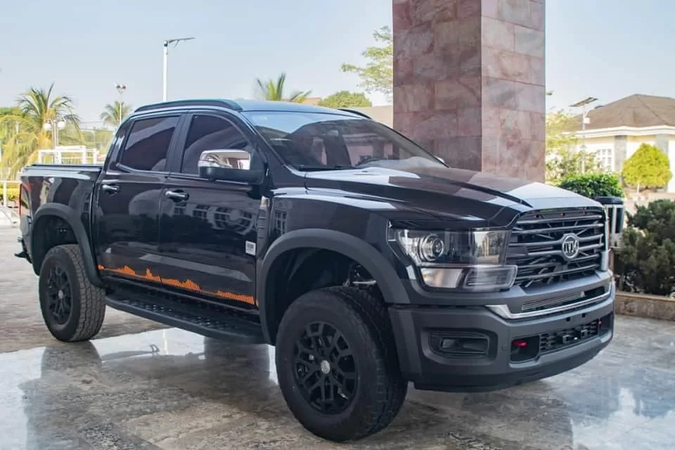 The exterior design of the 2024 Innoson IVM Ijele pickup truck