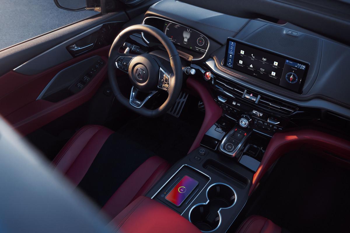 The interior design of the 2025 Acura MDX