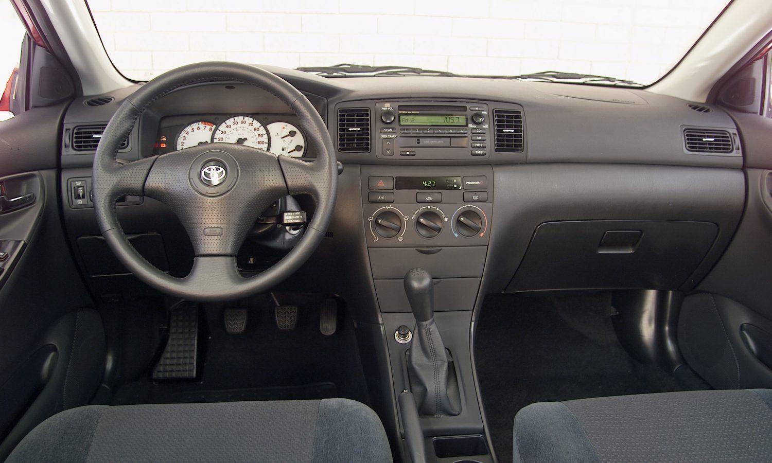Entertainment system on the 2005 Corolla