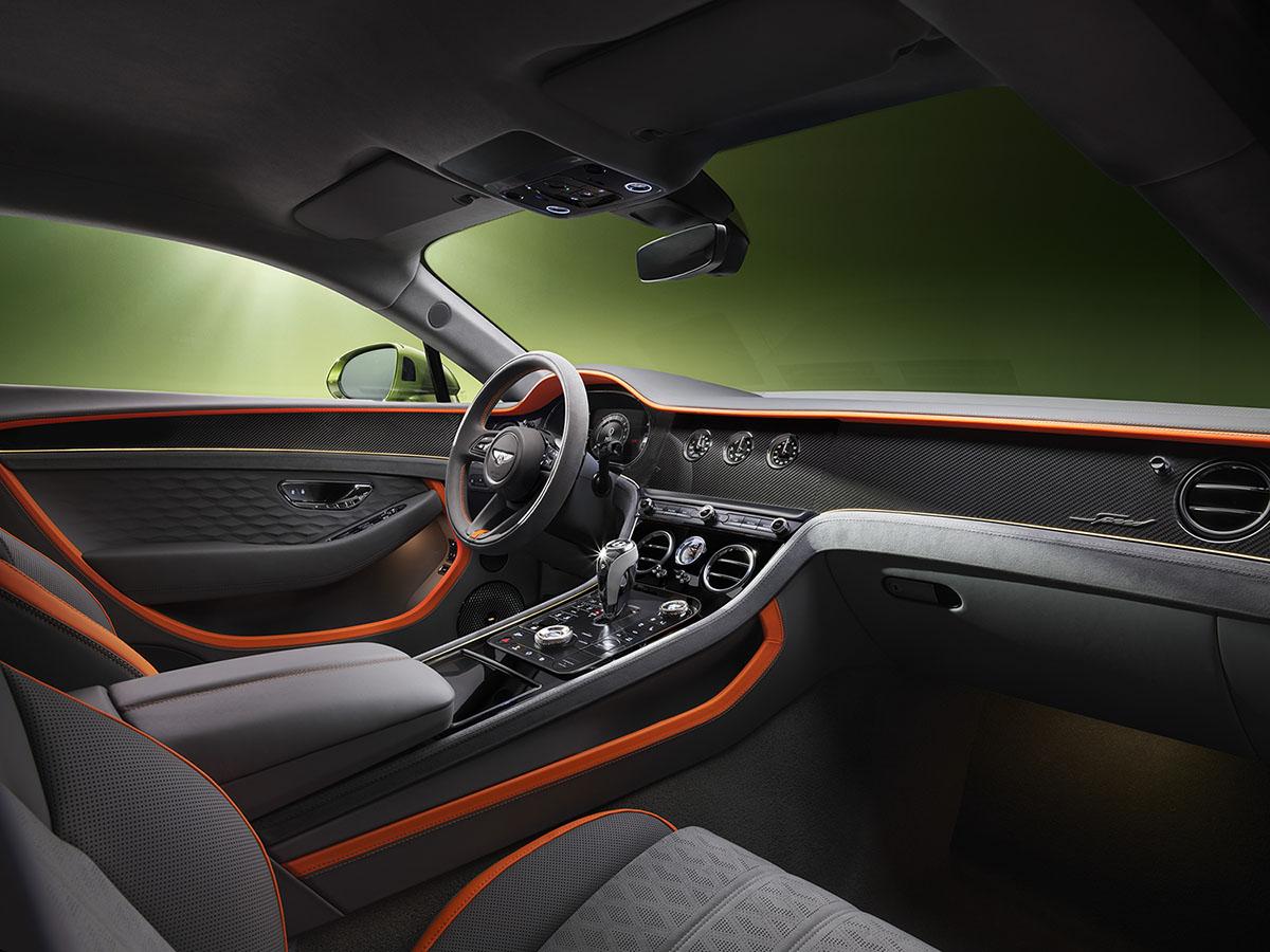 The cabin of the new 2025 Bentley Continental