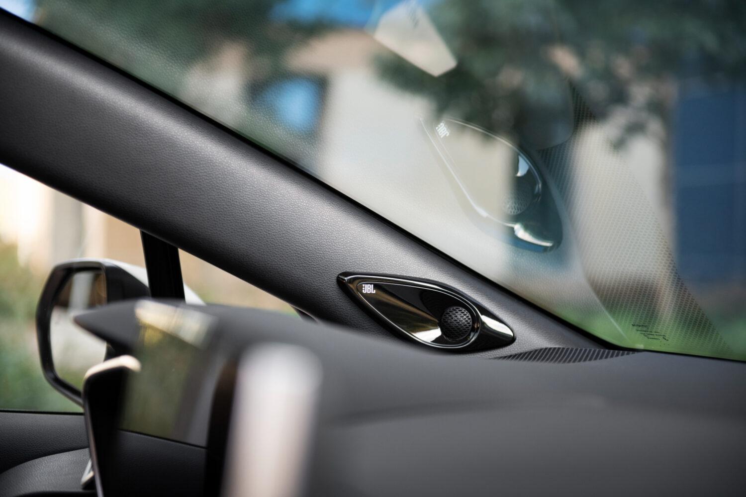 JBL Premium audio system on the Toyota Corolla