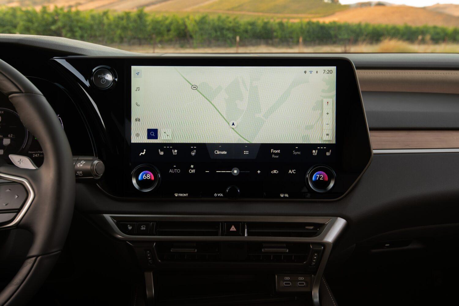 Technologies on the 2025 Lexus RX