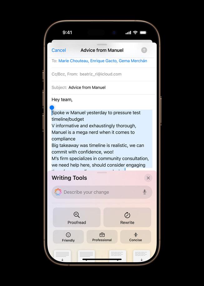 New Apple Intelligence features on the iPhone 16 Pro Max