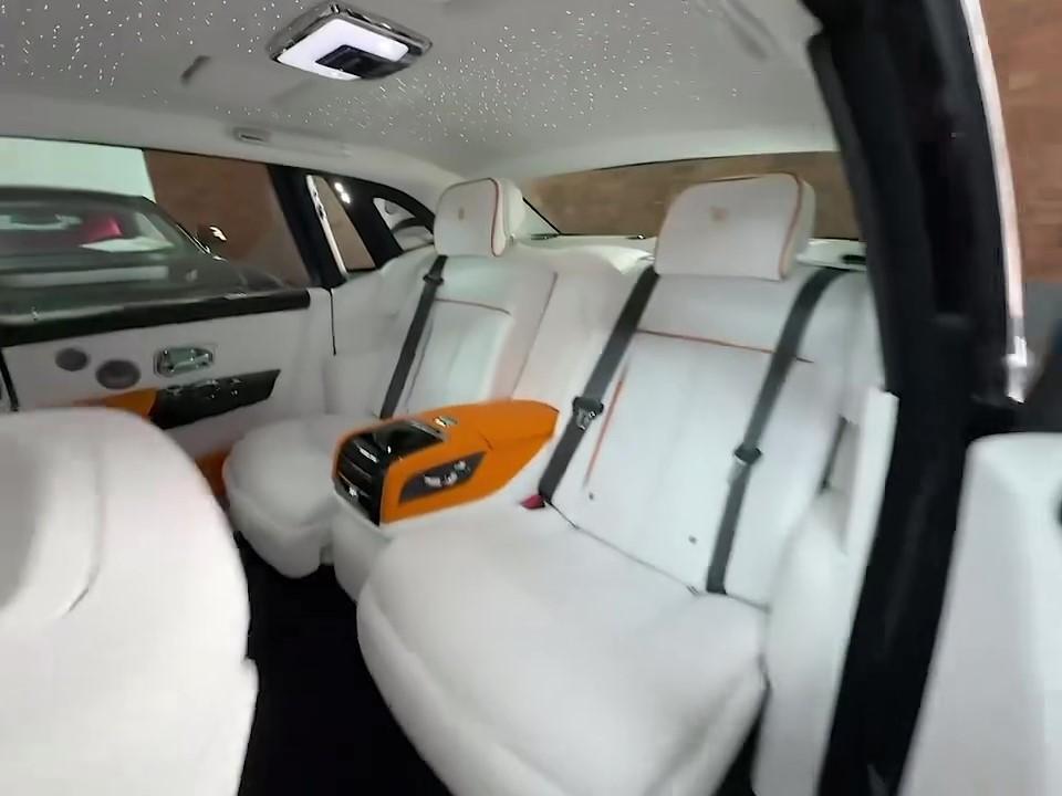 Davido's Rolls Royce Phantom interior