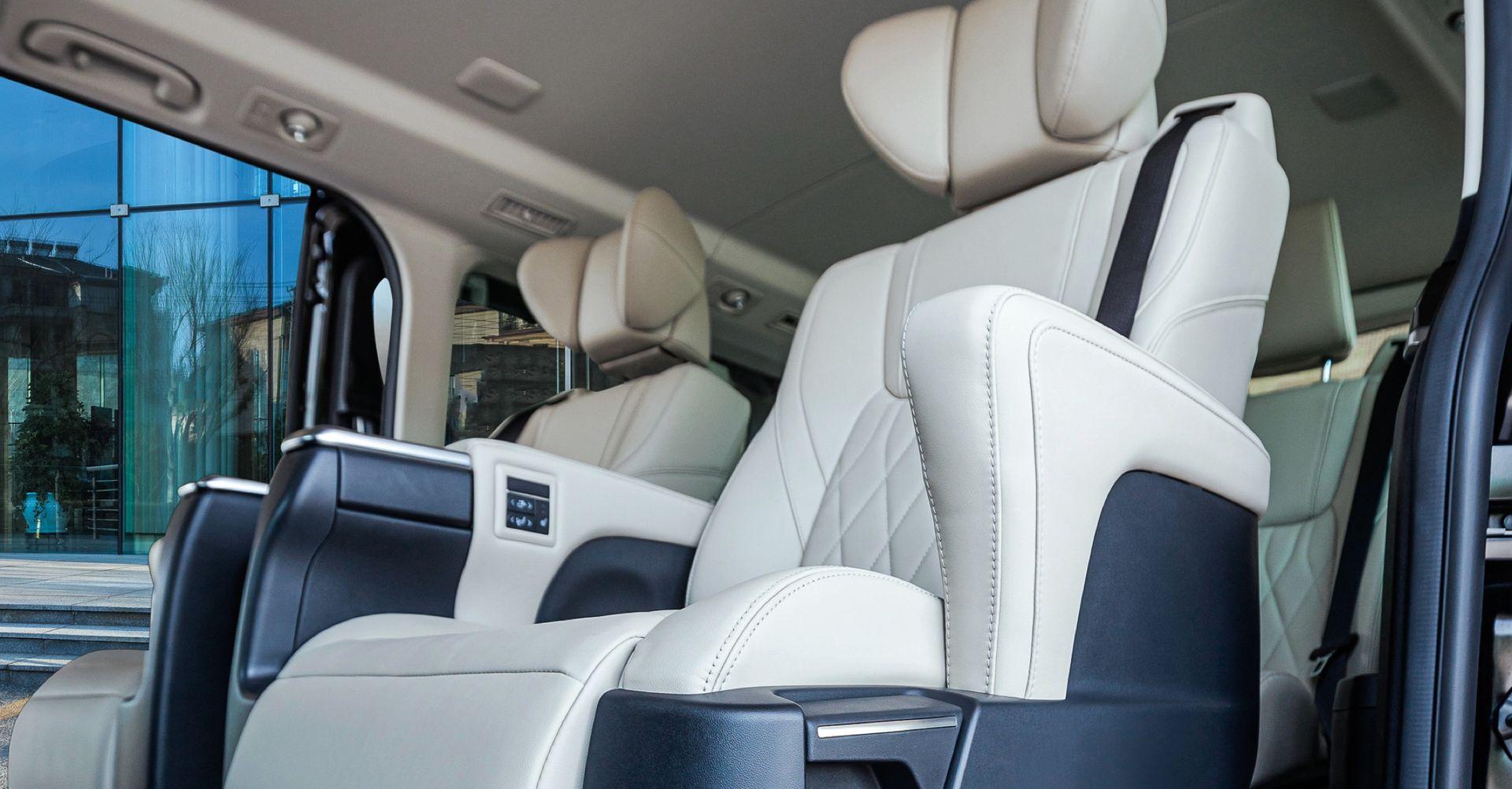 Interior design of the 2025 Toyota Granvia