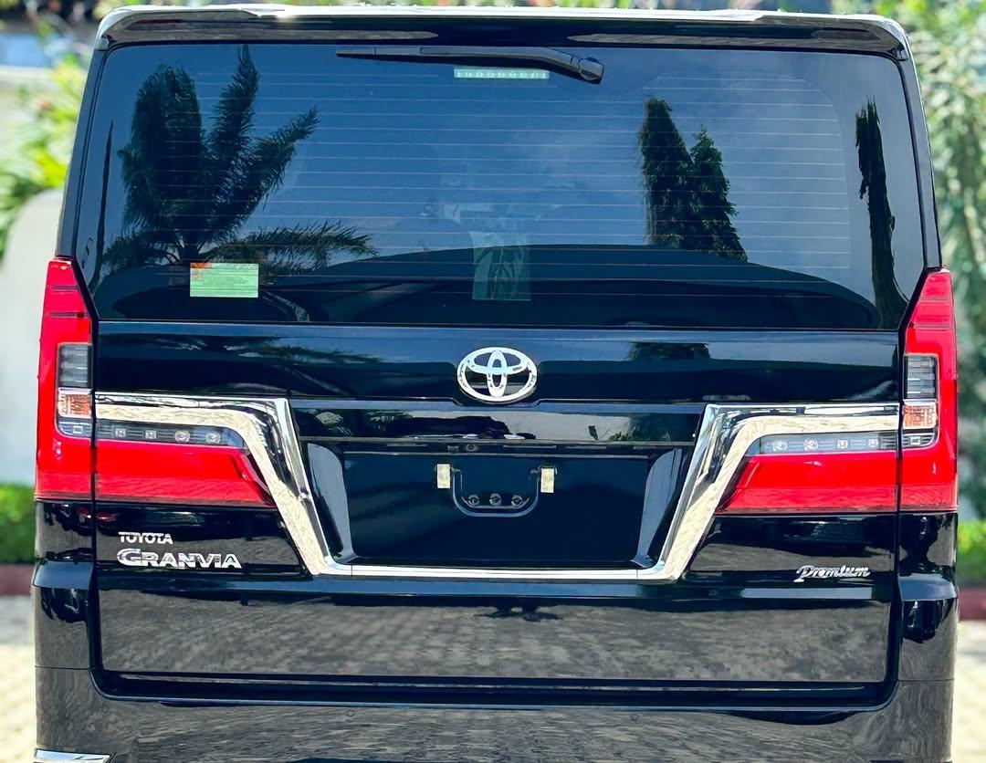 Rear design of the 2025 Toyota Granvia