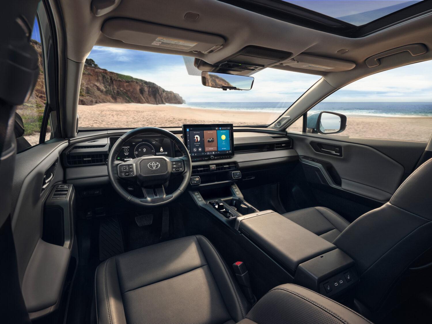 The interior design of the 2026 Toyota RAV4
