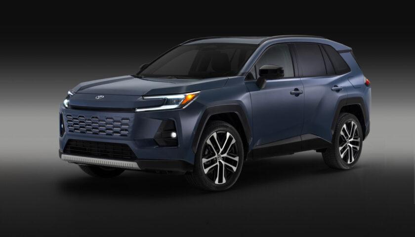 The exterior design of the 2026 Toyota RAV4