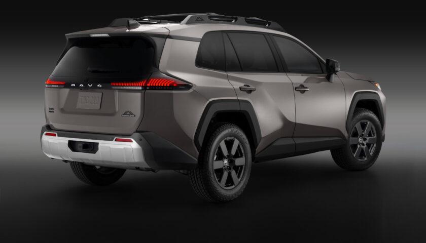 The exterior design of the 2026 Toyota RAV4
