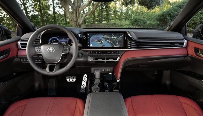 The cockpit of the 2026 Toyota Camry