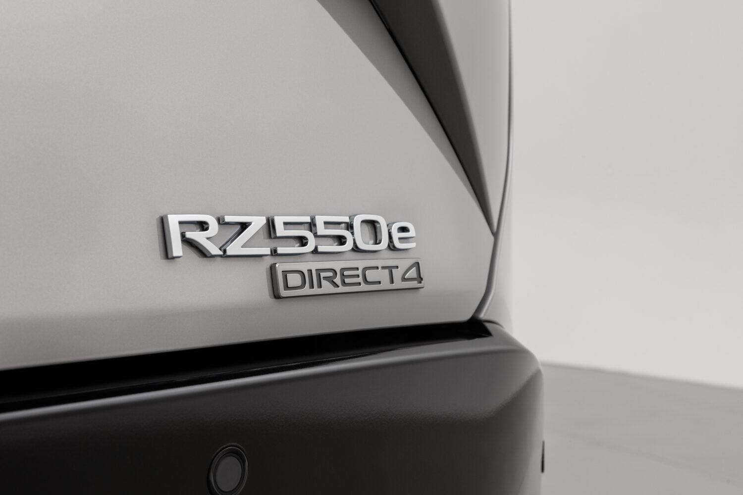 The new 2026 Lexus RZ 550e F SPORT AWD
