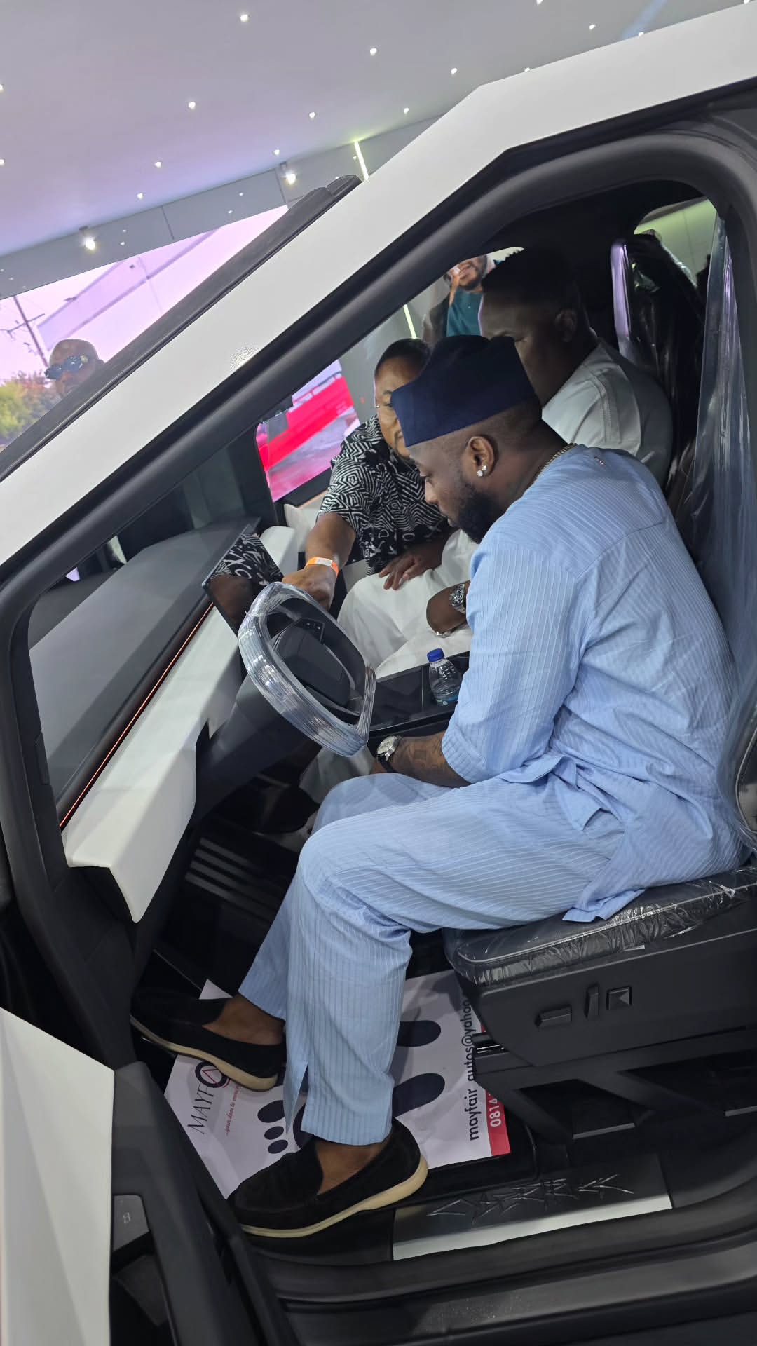 Specifications and price of Davido’s brand-new 2025 Tesla Cybertruck in Nigeria