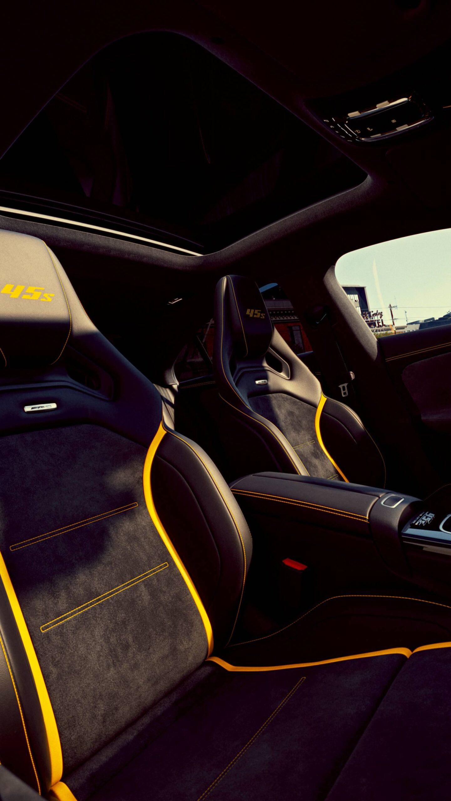 Interior design of the 2026 Mercedes-AMG CLA 45 S "Final Edition"