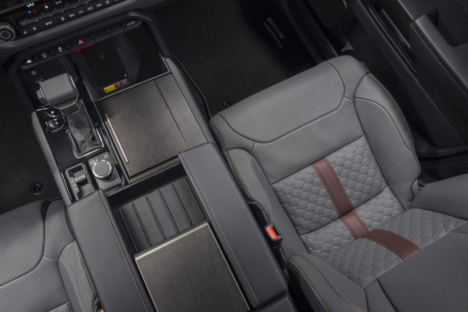 Interior design of the 2026 Toyota Tundra