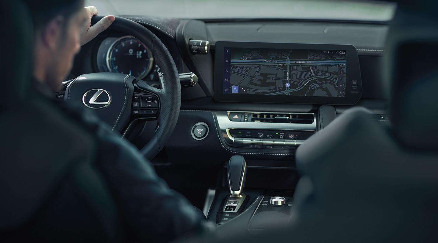 The large display on the 2026 Lexus LC 500