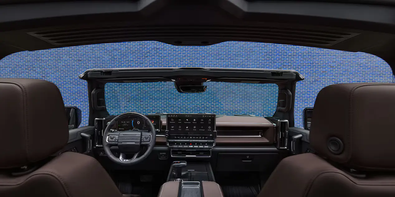 Interior design and technologies on the 2026 GMC HUMMER EV