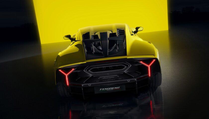 Rear view of the 2026 Lamborghini Fenomeno