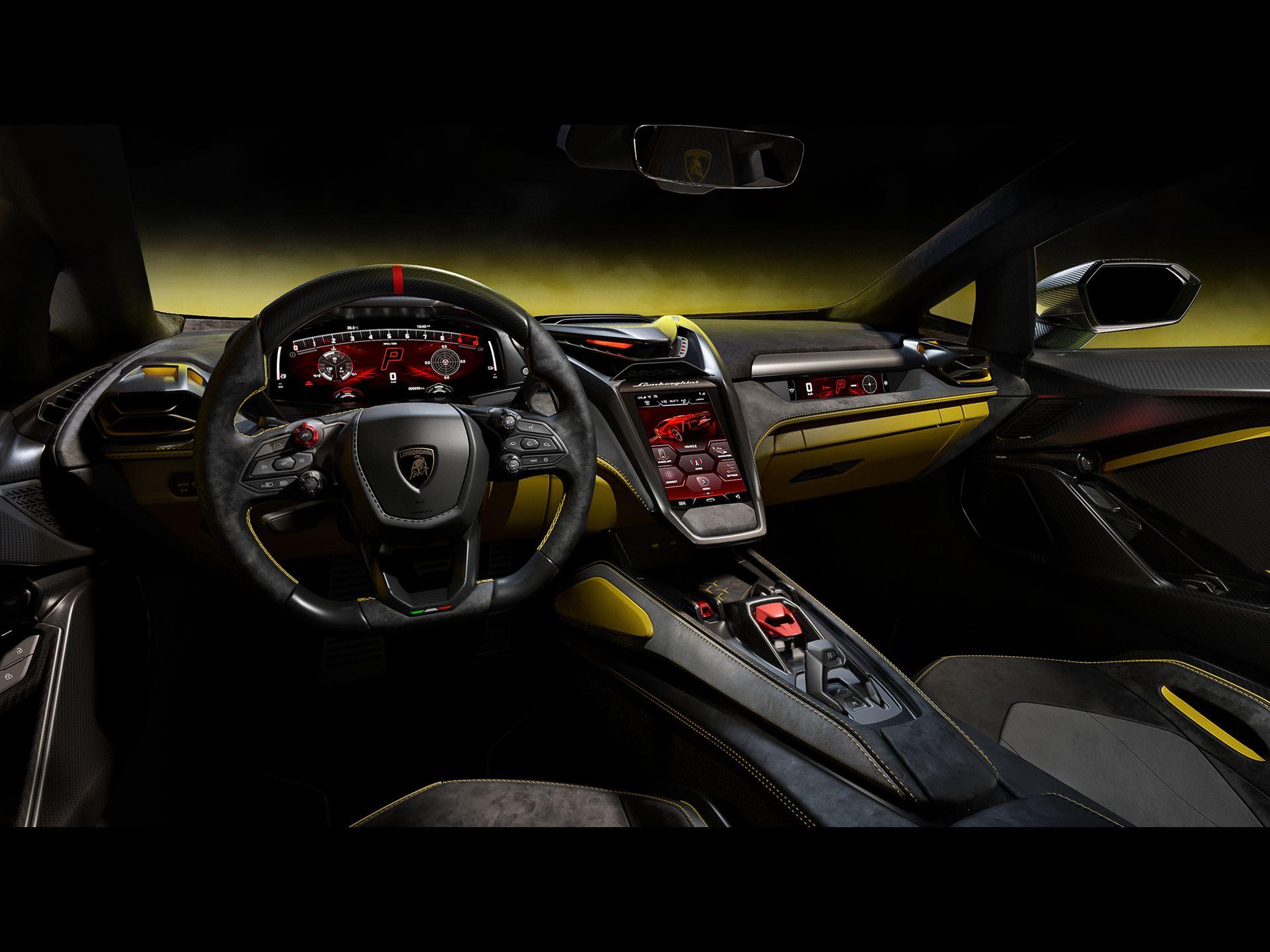The interior design of the 2026 Lamborghini Fenomeno