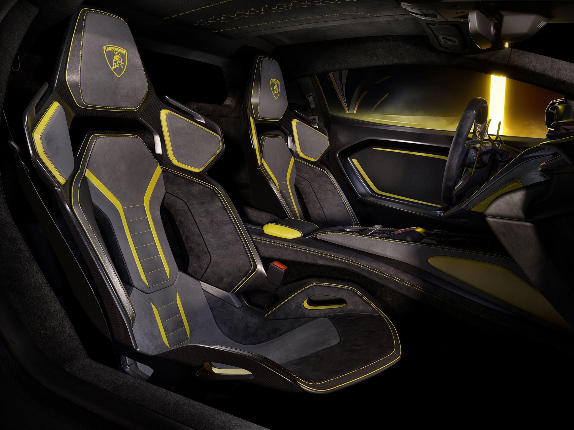 Seating configuration of the 2026 Lamborghini Fenomeno