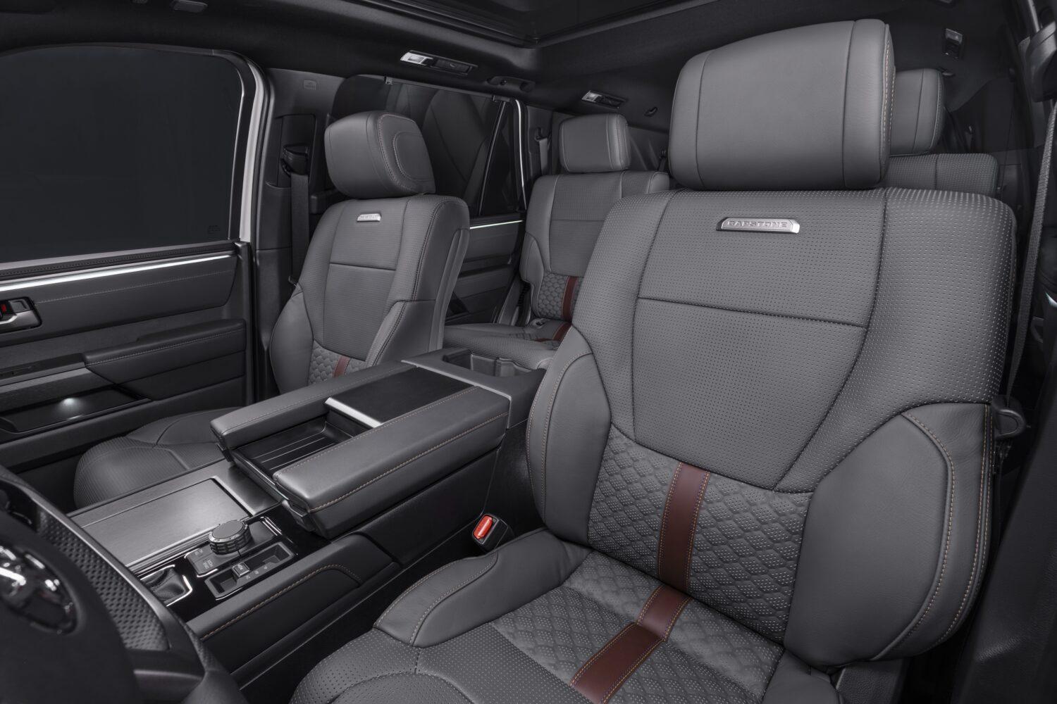 Updated interior of the 2026 Toyota Sequoia
