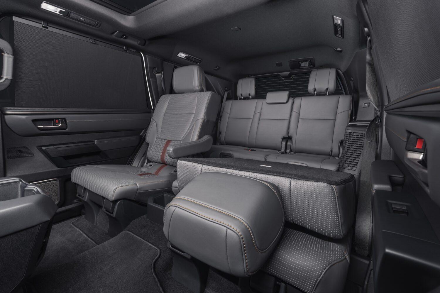 Seating arrangement on the 2026 Sequoia
