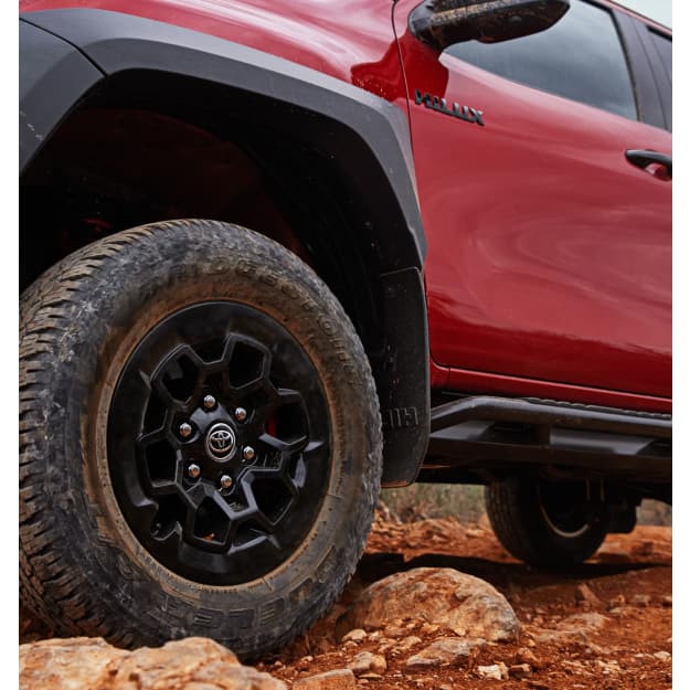 Wheels on the 2025 Toyota HiLux GR SPORT