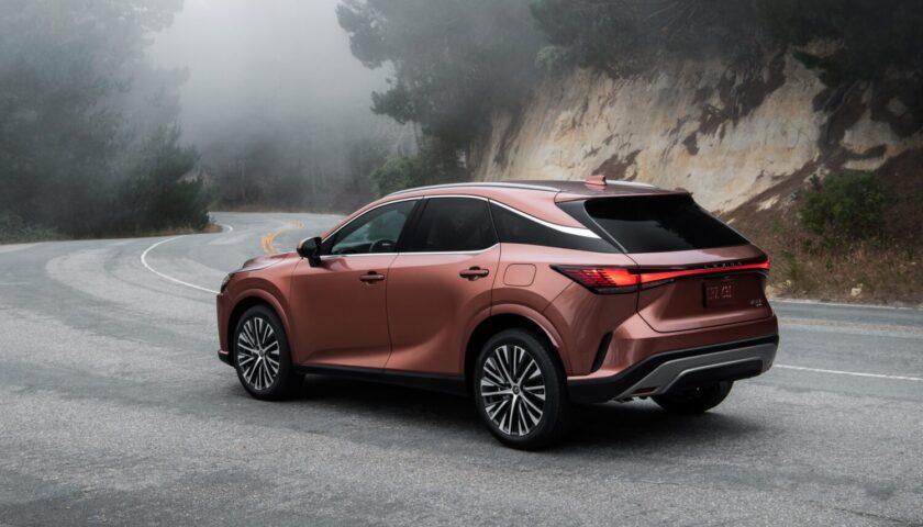 Rear end of the 2026 Lexus RX