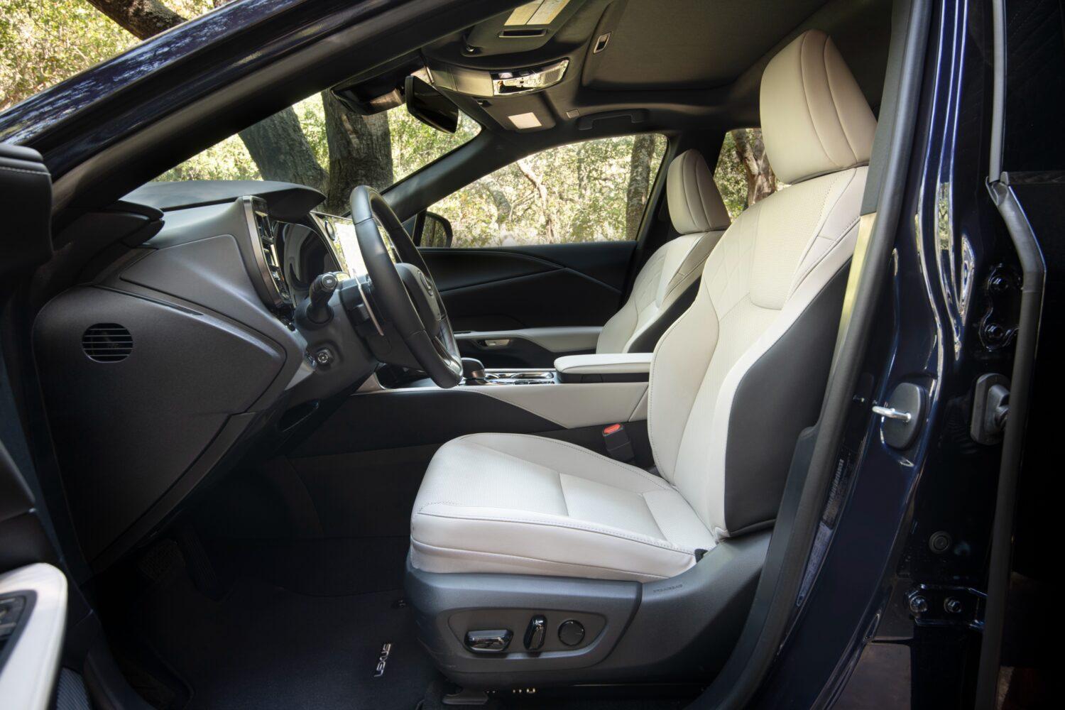 Interior design of the 2026 Lexus RX