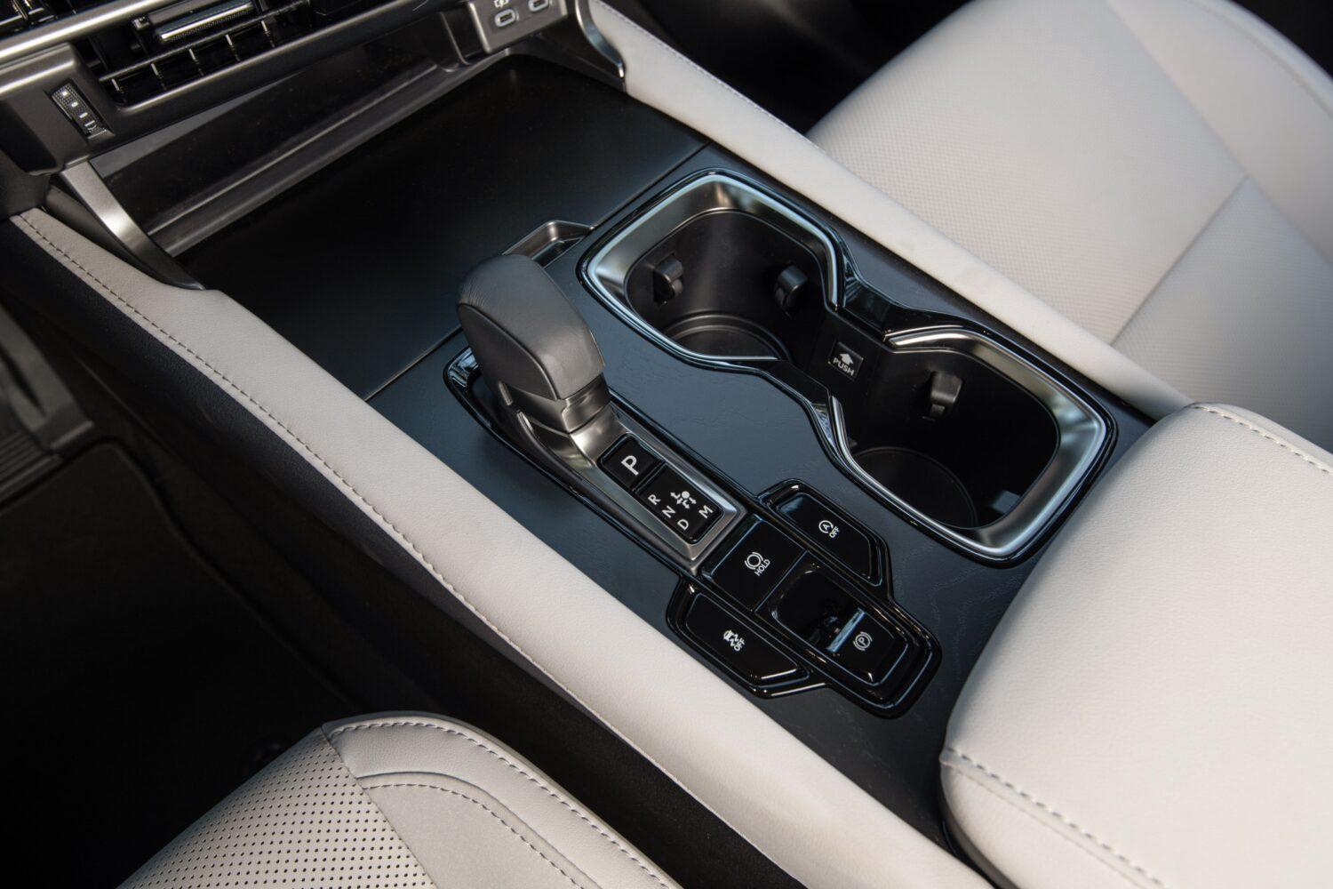 Center console of the 2026 Lexus RX