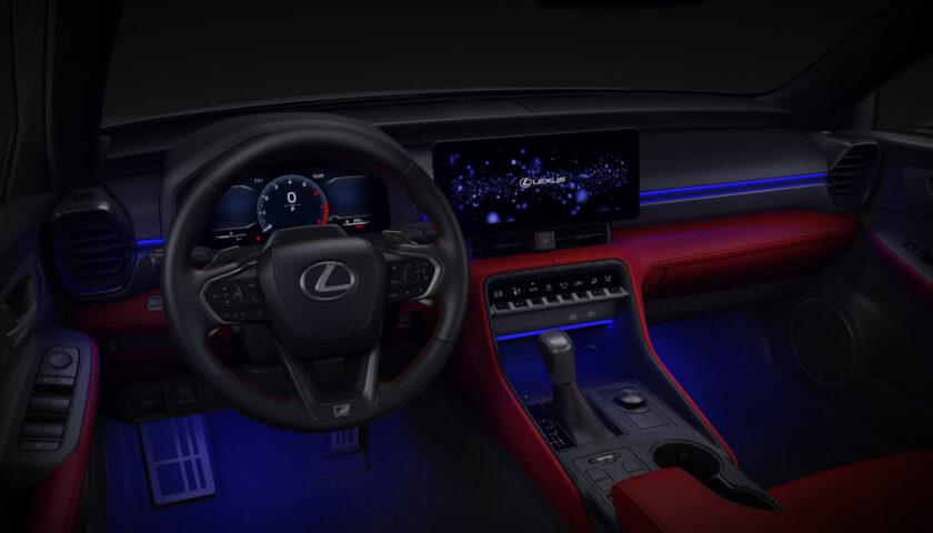 The interior design of the 2026 Lexus IS