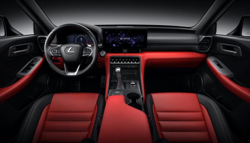 The interior design of the 2026 Lexus IS