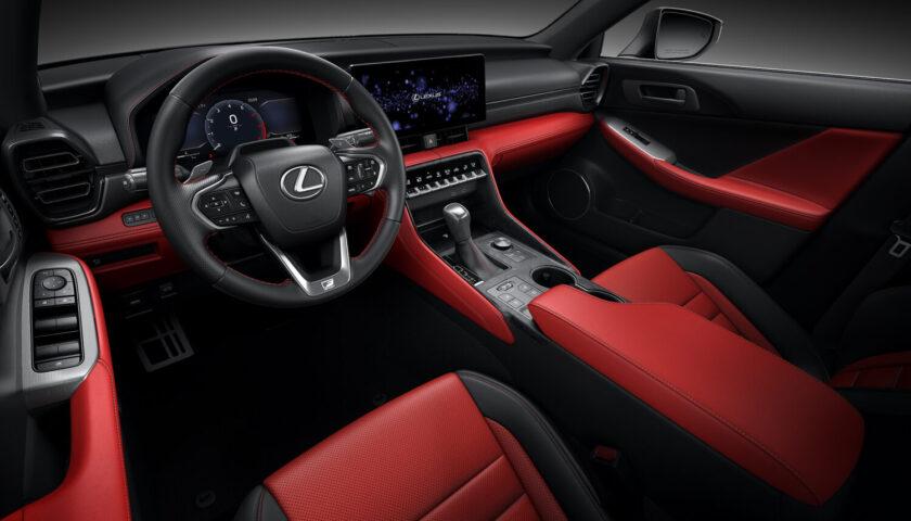 The interior design of the 2026 Lexus IS