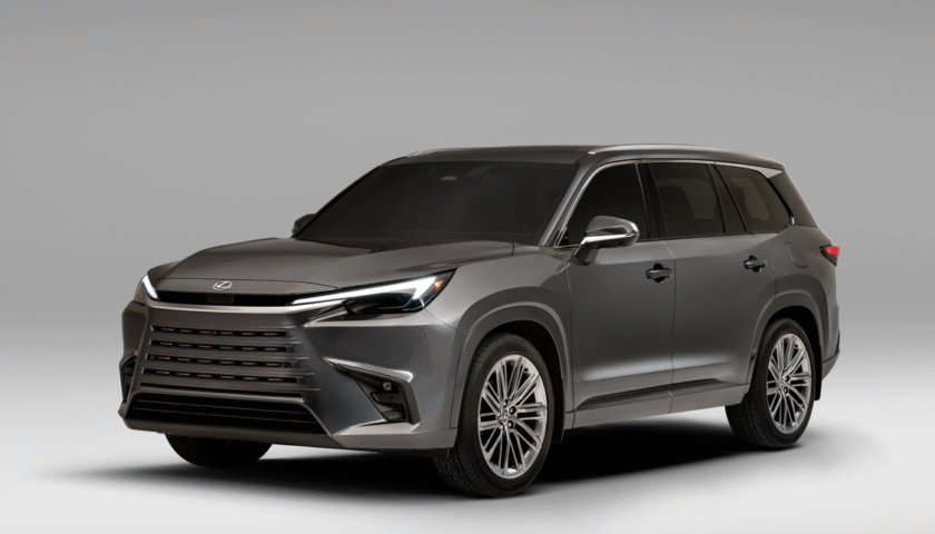 Suspension system on the new Lexus TX 