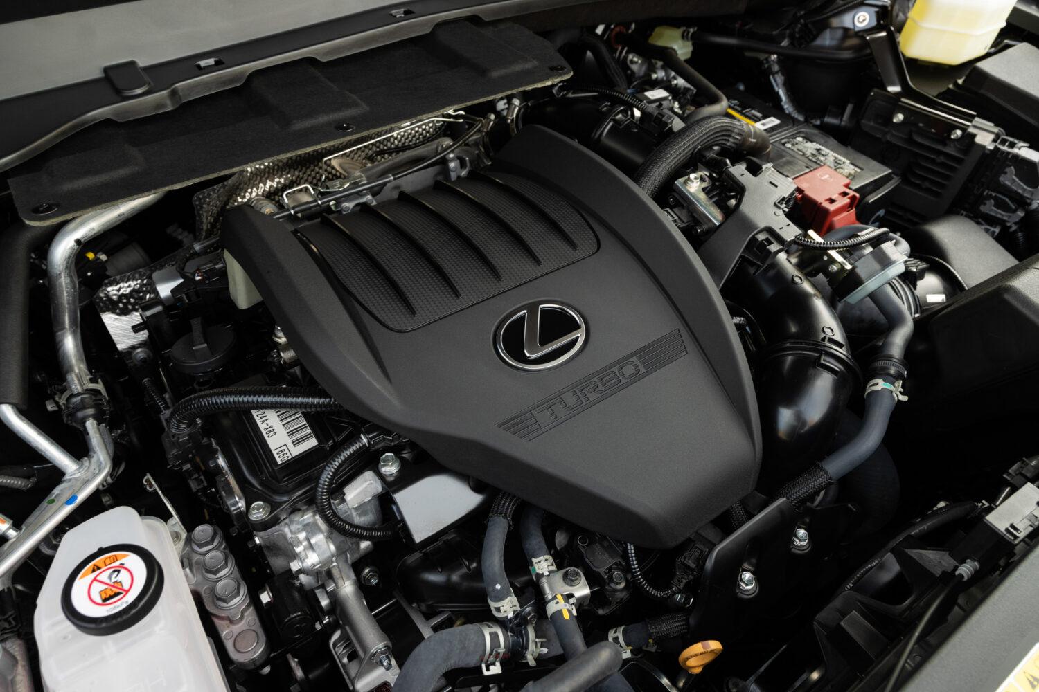 Available engine on the 2026 Lexus TX