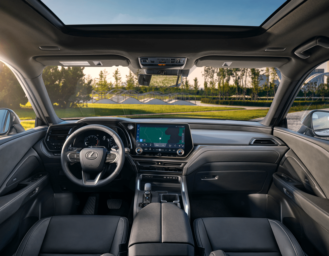 The interior of the 2026 Lexus TX