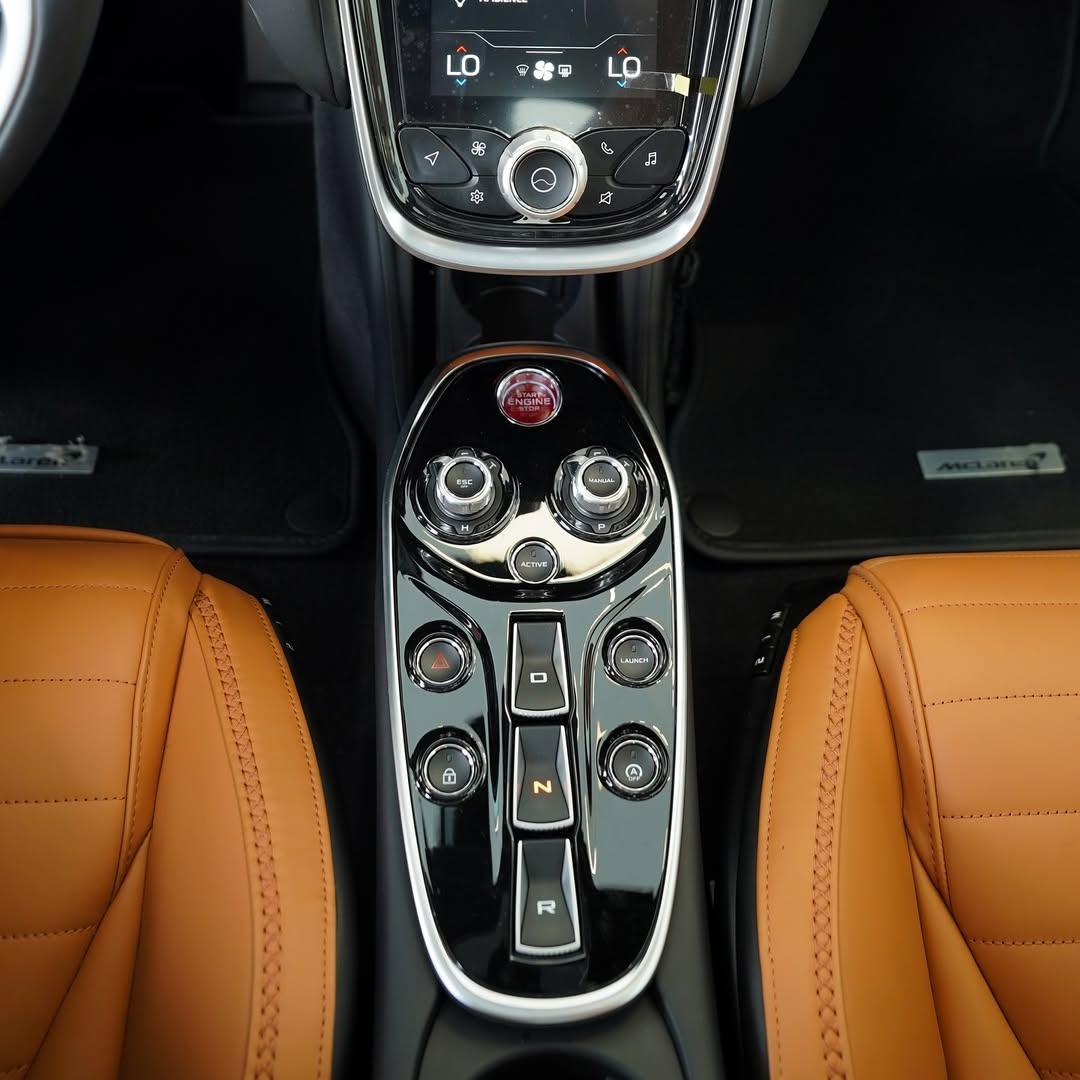 Interior design of Rema's 2025 McLaren GTS