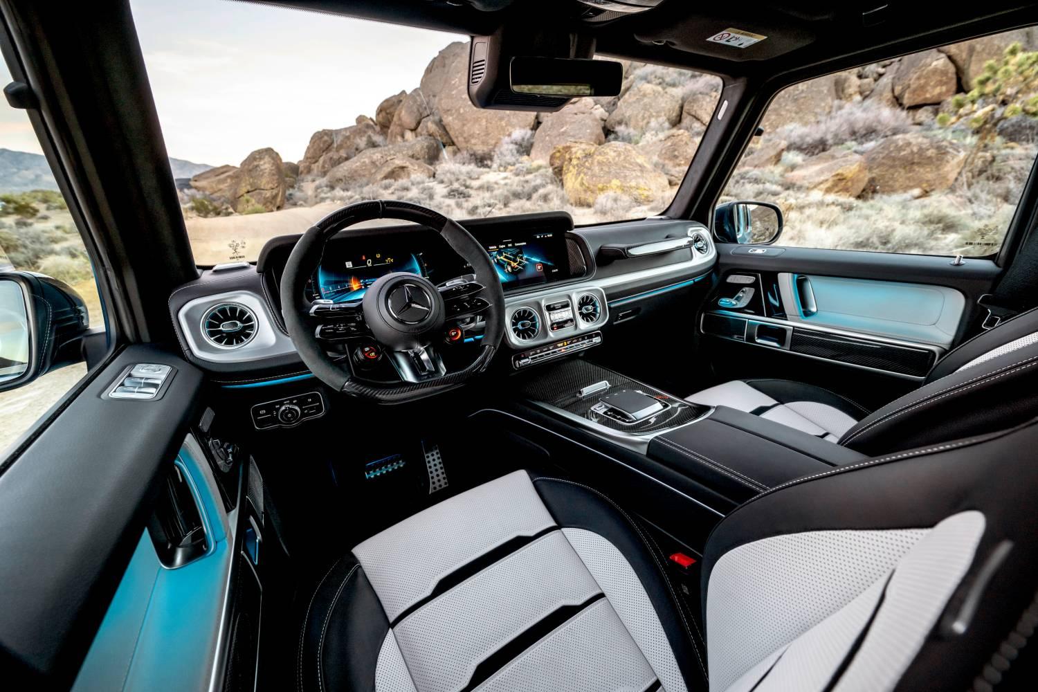 Interior design of the 2026 Mercedes-AMG G63