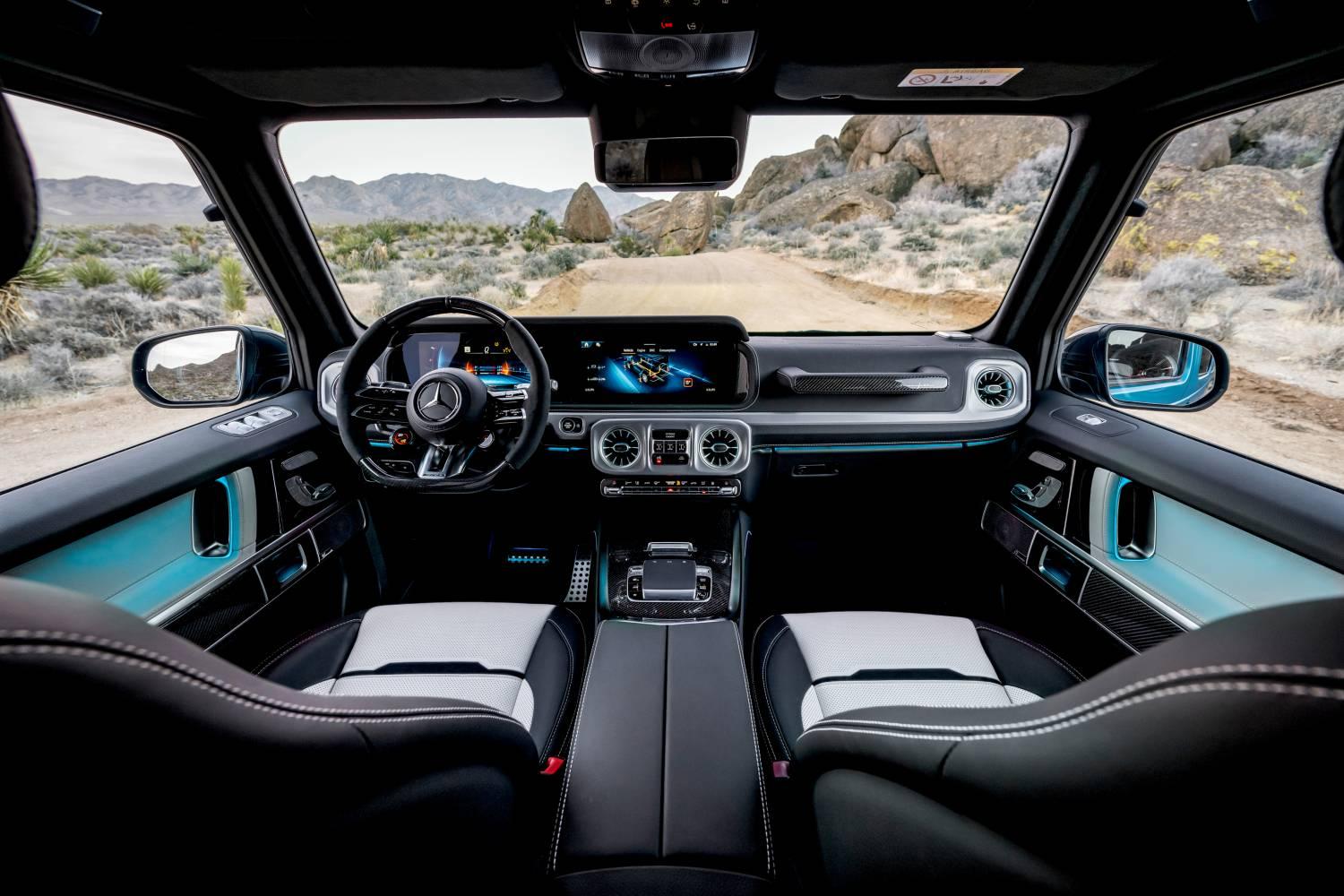 Interior design of the 2026 Mercedes-AMG G63