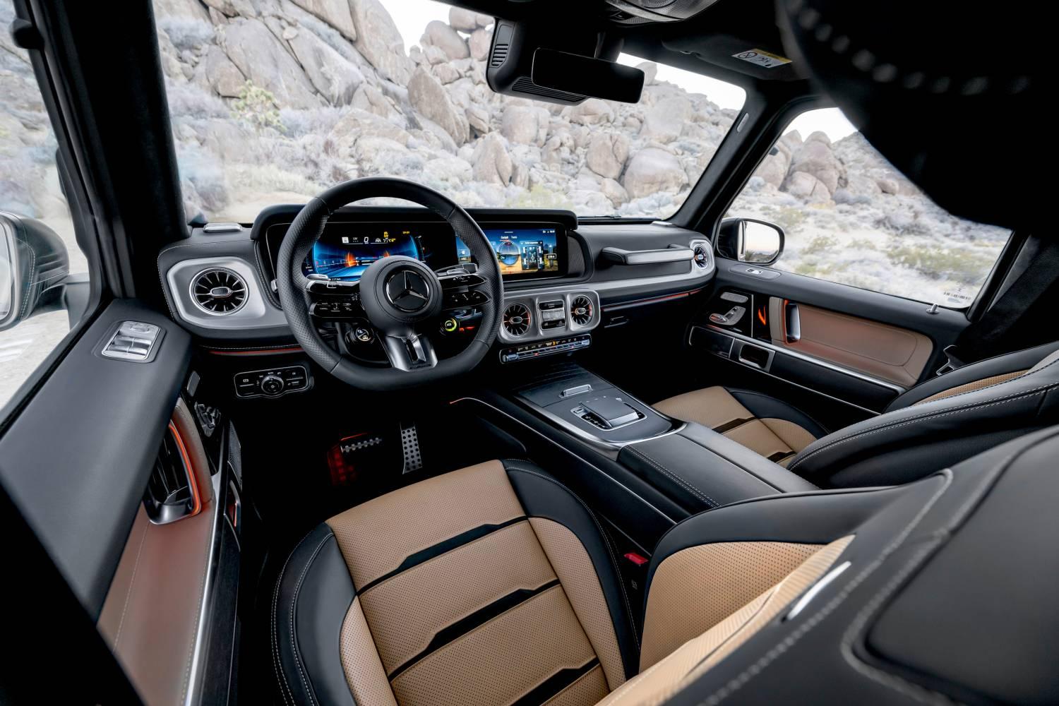 Infotainment and connectivity on the 2026 G63