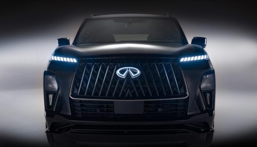 Exterior design of the 2026 QX80