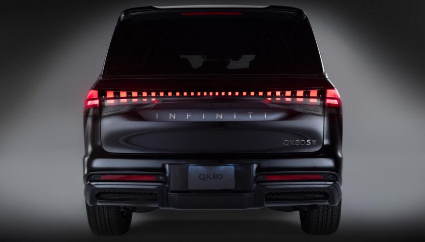 Exterior design of the 2026 QX80
