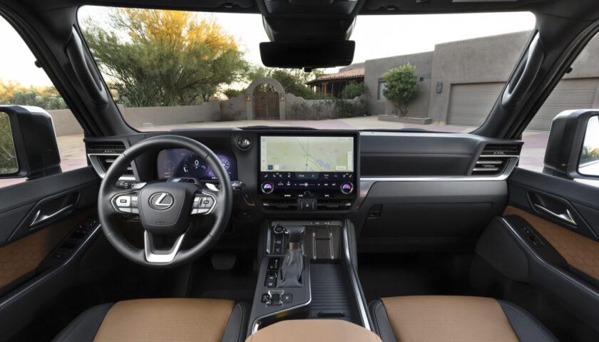 Interior design of the 2026 Lexus GX