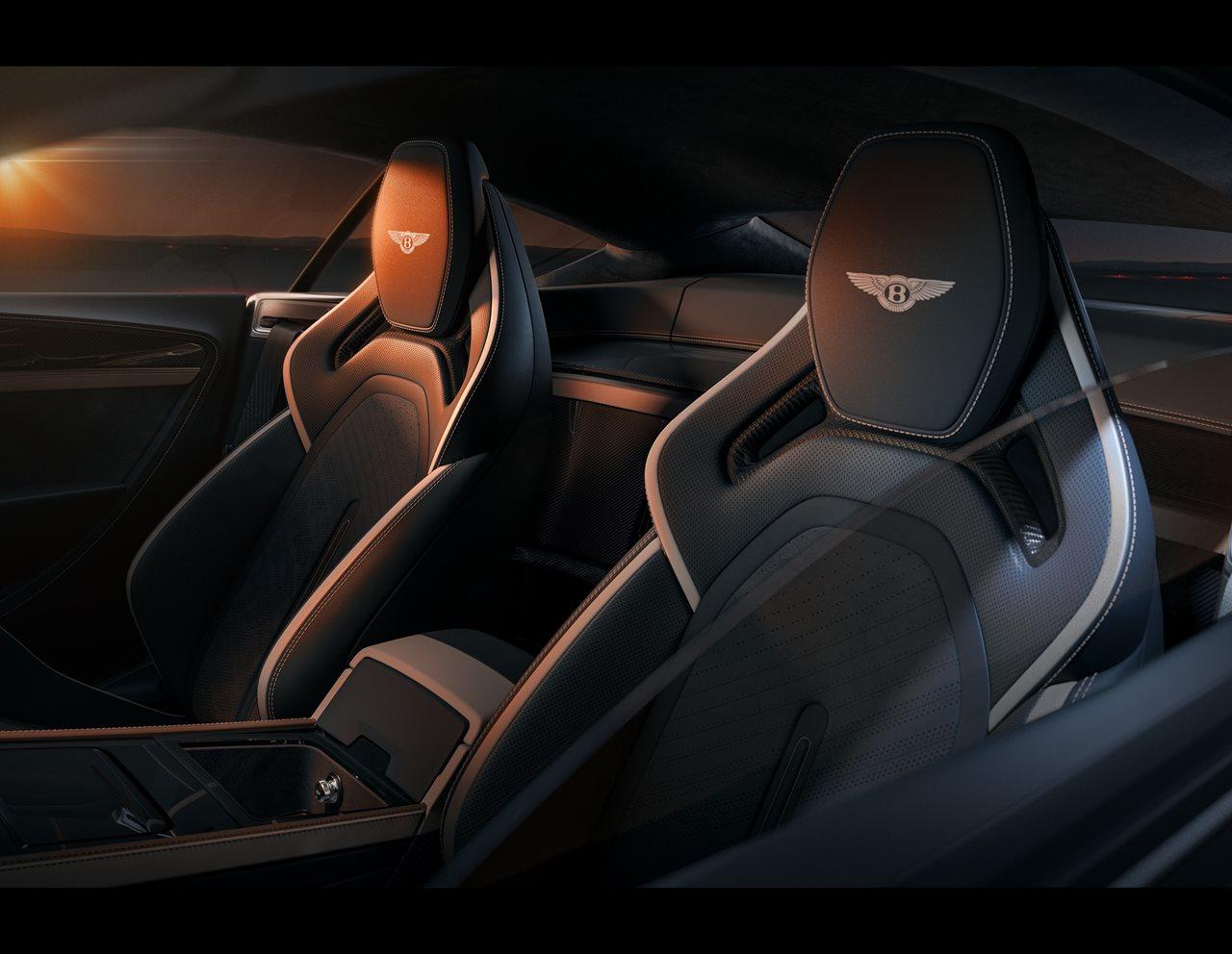 Interior design of the 2026 Bentley Supersport