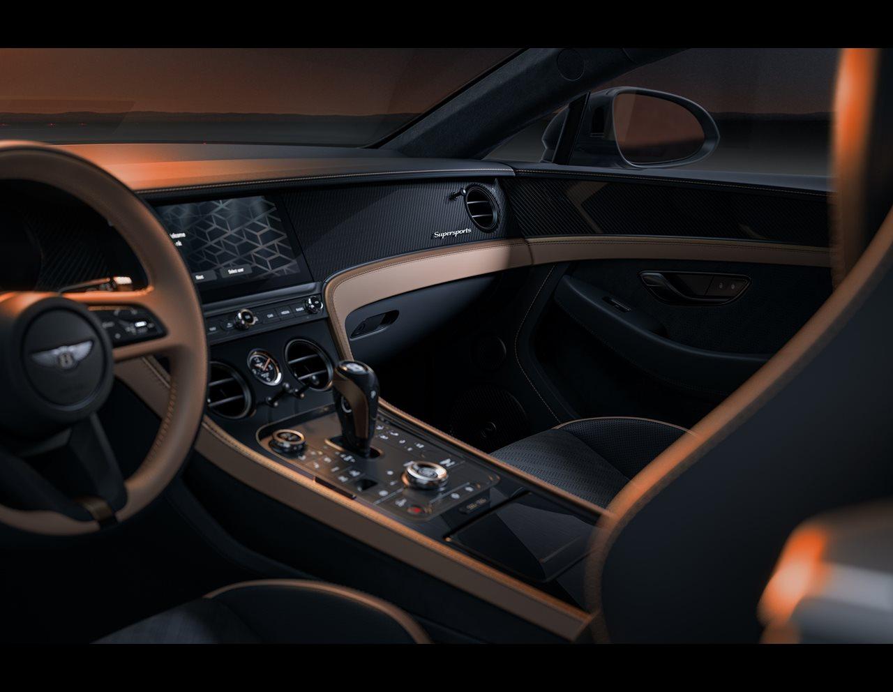 Interior design of the 2026 Bentley Supersport